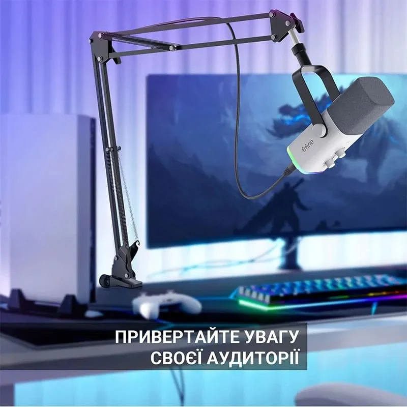 Мікрофон Fifine AM8TW White - мініатюра 3