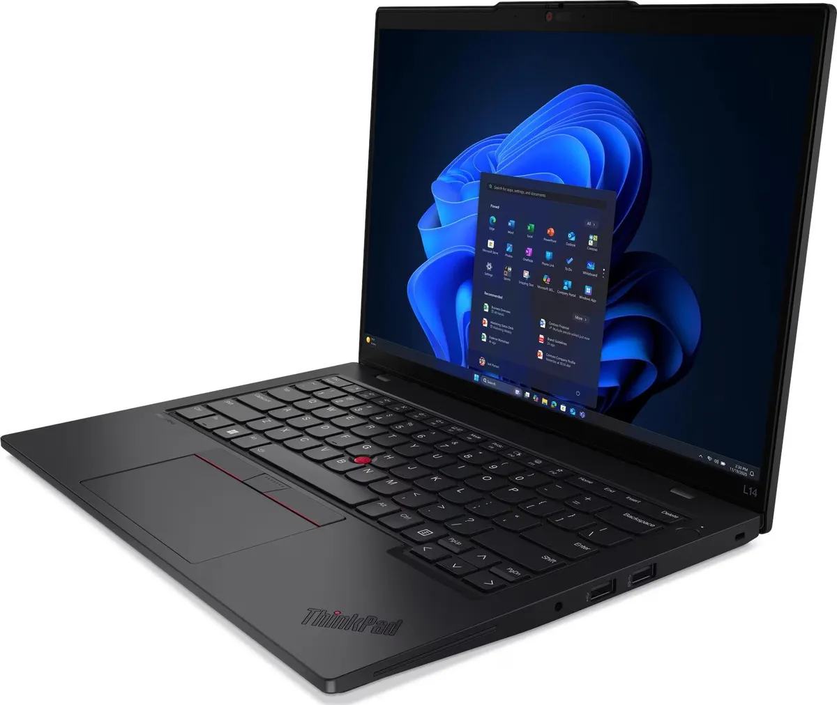 Ноутбук Lenovo ThinkPad L14 Gen 6 (21S6001QRA) Black - мініатюра 3