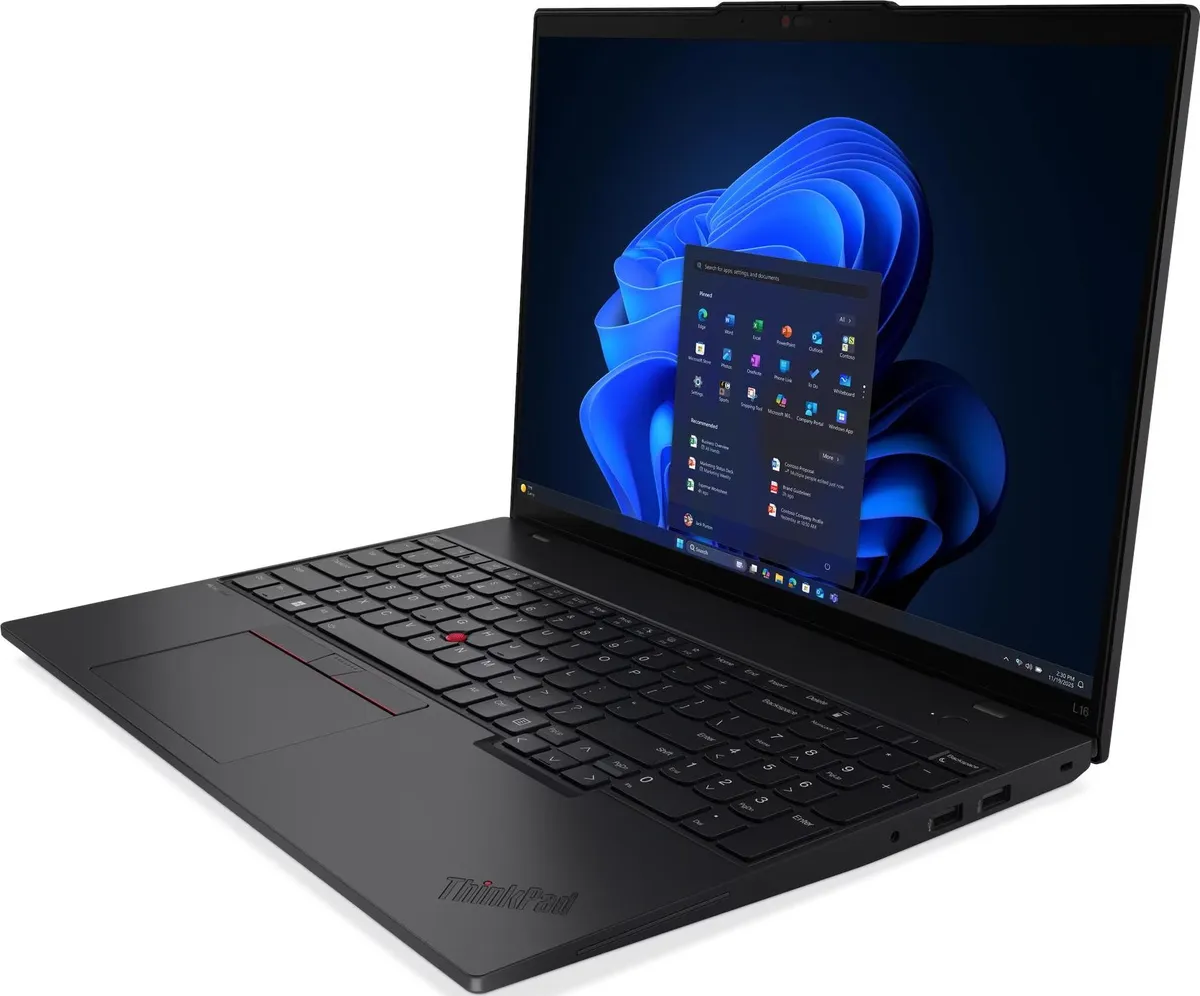 Ноутбук Lenovo ThinkPad L16 Gen 2 (21SA002PRA) Black - мініатюра 3