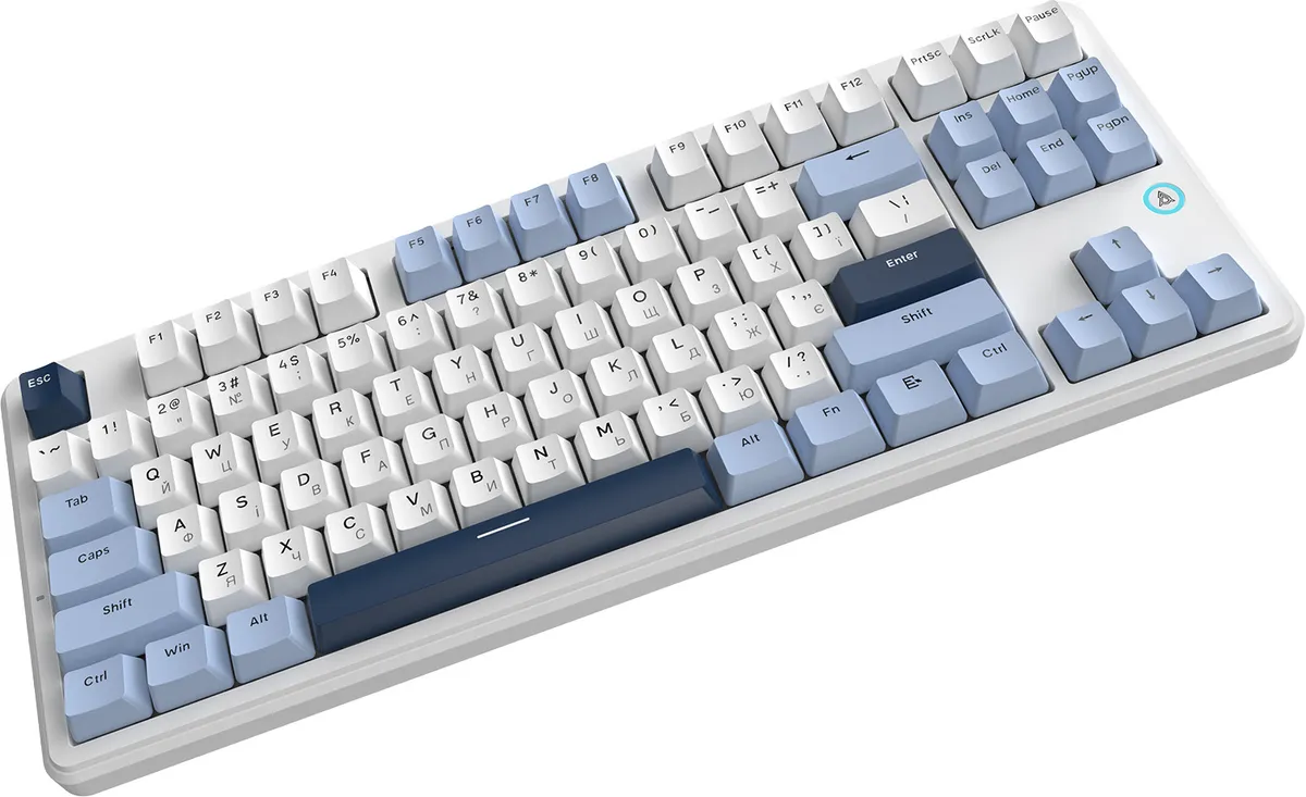 Клавіатура Ajazz AK870 V2 Flying Fish Switch White USB-C (AK870-V2-FF-BWB) - мініатюра 4