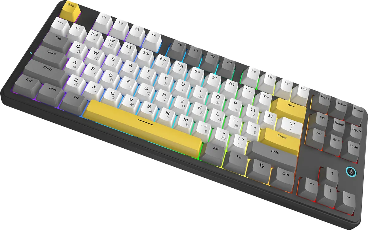 Клавіатура Ajazz AK870 V2 Flying Fish Switch Black USB-C (AK870-V2-FF-BGY) - мініатюра 5