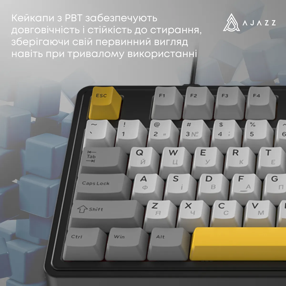 Клавіатура AjazzAK980 Magnetic Switch Black USB-C (AK980-MAX-M-BGY) - мініатюра 11