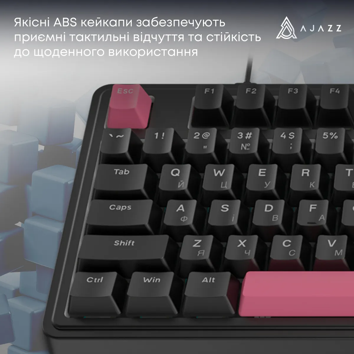 Клавіатура Ajazz AK980 Red Switch Black USB-C (AK980-R-BR) - мініатюра 9