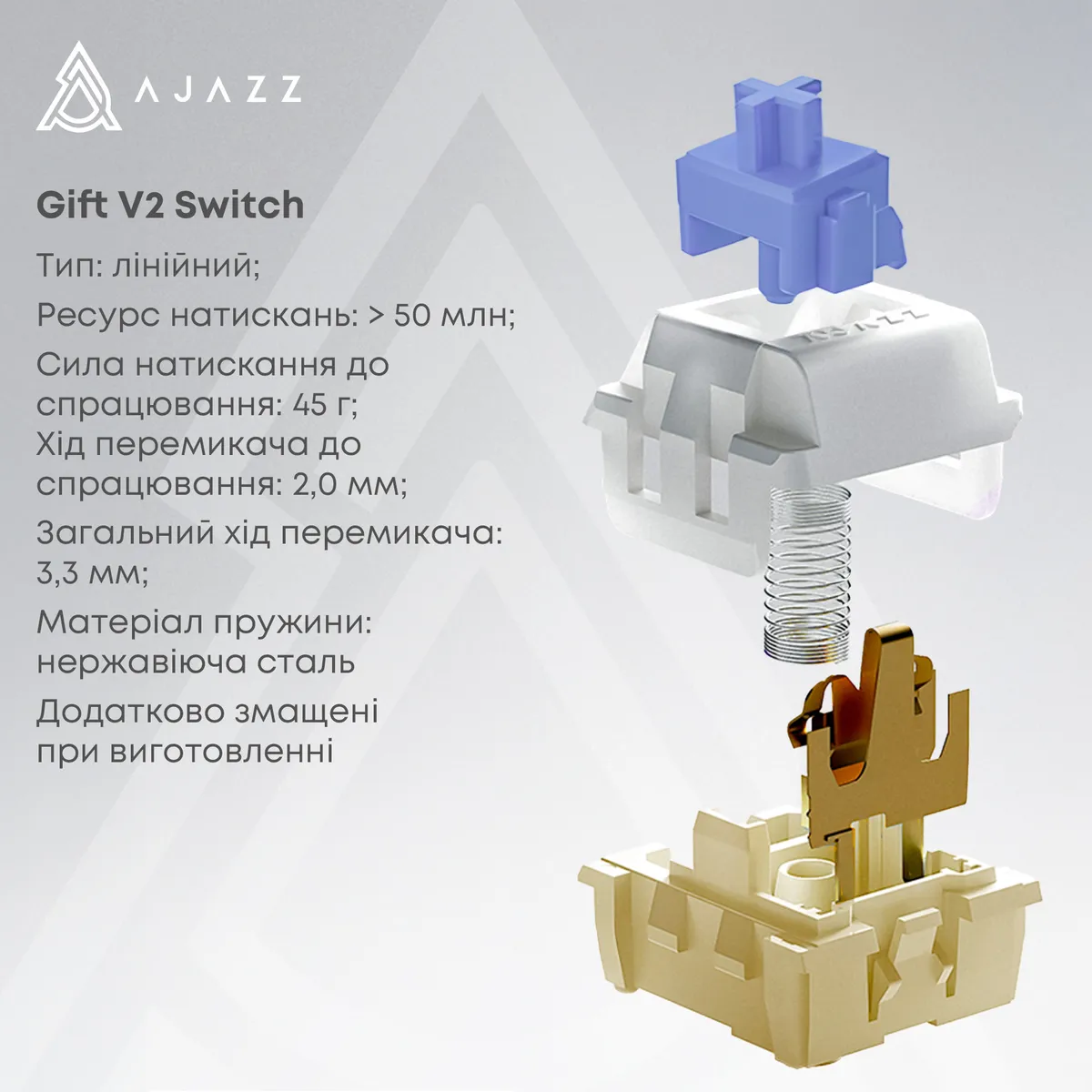 Клавіатура бездротова Ajazz AK980 V2 Gift Switch V2 Black (AK980-V2-G-BGY) - мініатюра 9