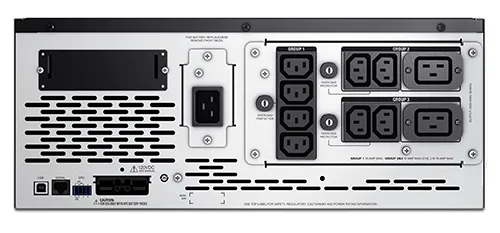 Джерело безперебійного живлення APC Smart-UPS X 2200VA Rack/Tower, Lin.int., 10 x IEC, USB, RJ-45, LCD, метал (SMX2200HV) - мініатюра 2