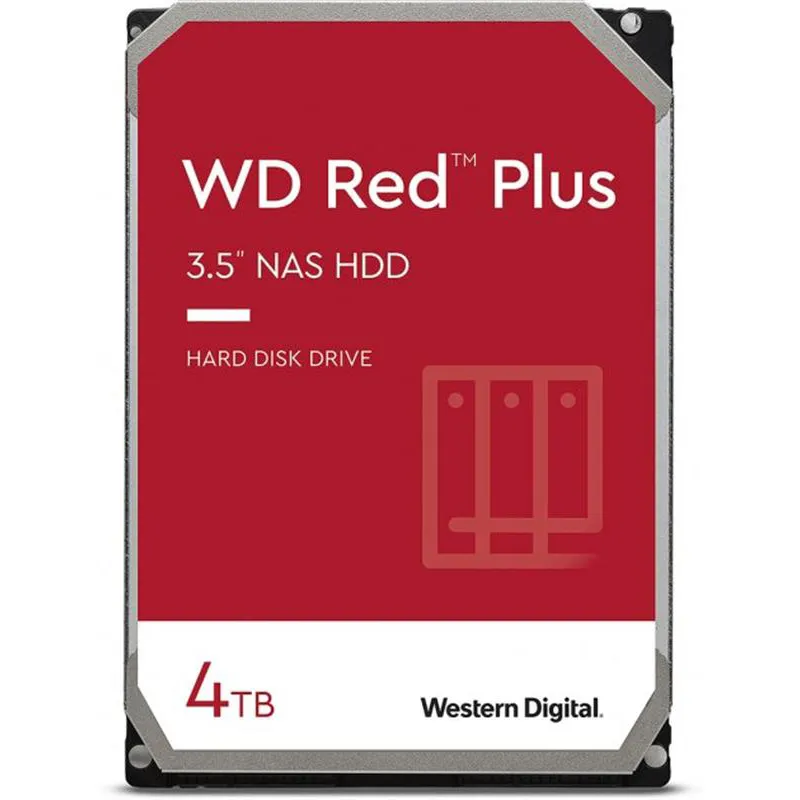Накопичувач HDD SATA 4.0TB WD Red Plus 5400rpm 128MB (WD40EFZZ) - зображення 1