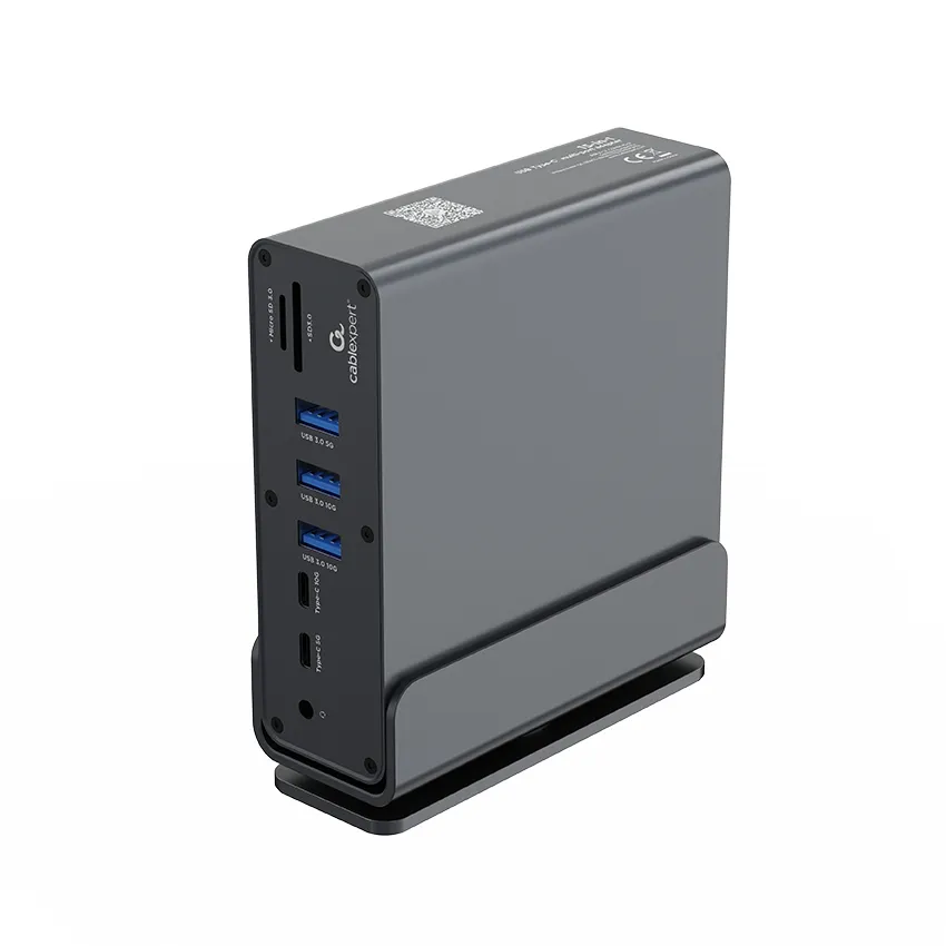 Док станція Cablexpert USB-C 15-в-1 (A-CF-COMBO15-01) - мініатюра 4