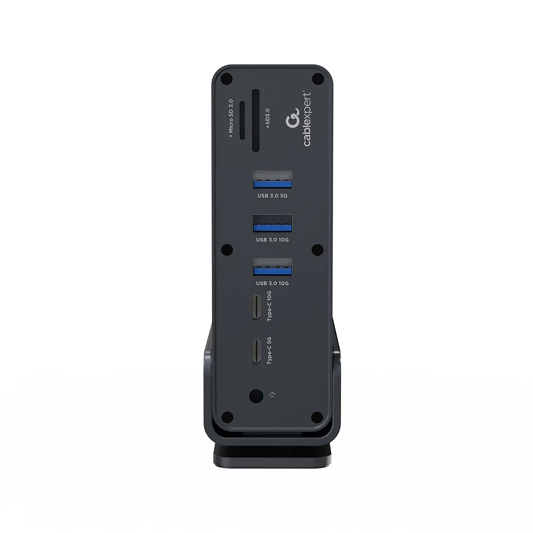 Док станція Cablexpert USB-C 15-в-1 (A-CF-COMBO15-01) - мініатюра 6