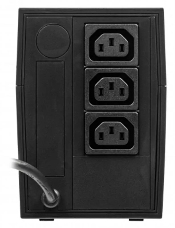 Джерело безперебійного живлення Powercom RPT-1000A, Lin.int., AVR, 3 x евро, пластик (00210191) - зображення 1