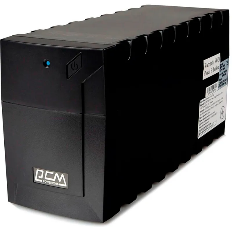 Джерело безперебійного живлення Powercom RPT-600AP, 3 x IEC, USB (00210195) - мініатюра 2