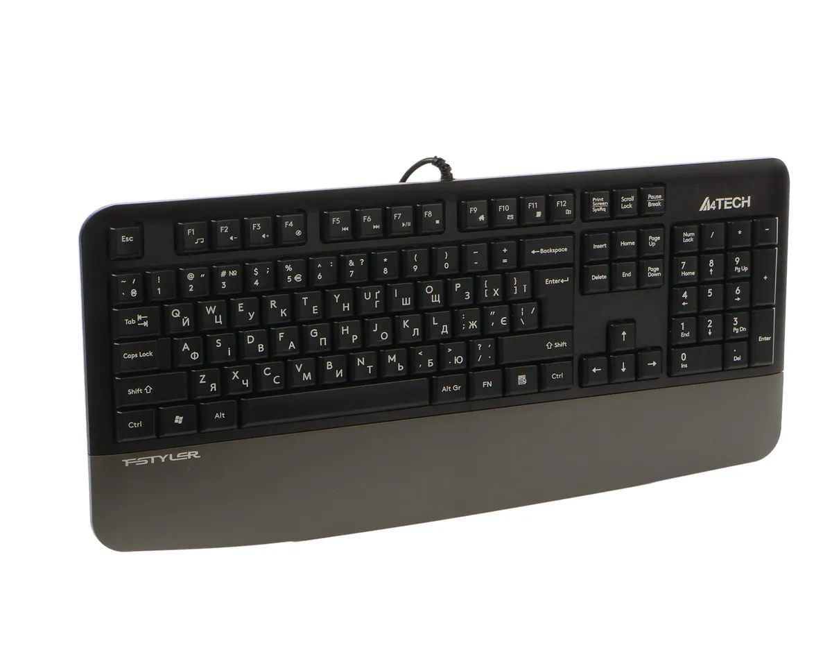 Клавіатура A4Tech FK20 Grey - мініатюра 2