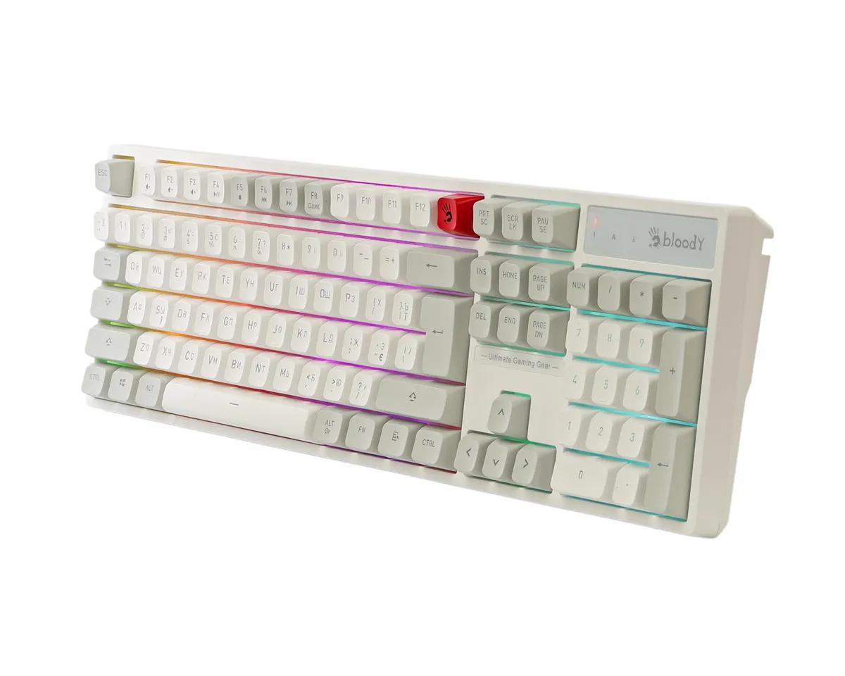 Клавіатура Bloody B230N White - мініатюра 3