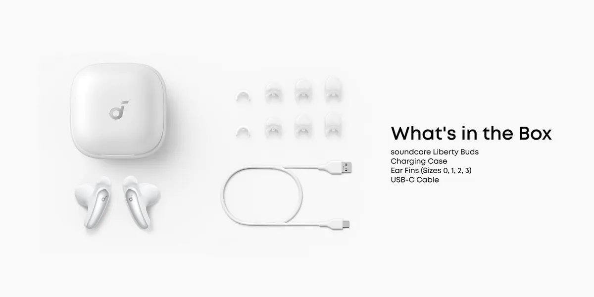 Bluetooth-гарнітура Anker SoundСore Liberty Buds White (D1200G21) - мініатюра 10