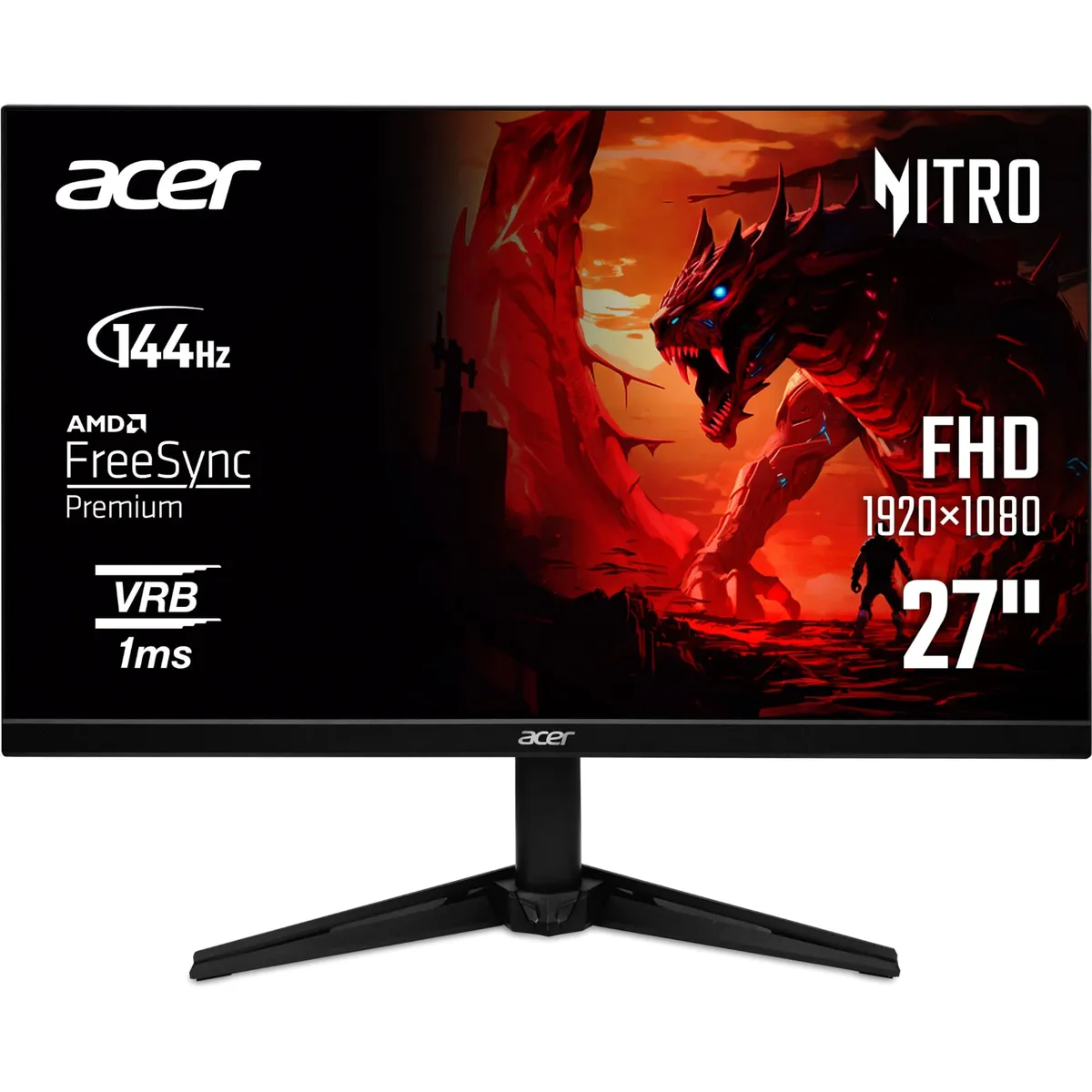 Монітор Acer 27" QG271P6bip (UM.HQ1EE.605) IPS Black 144Hz - зображення 1