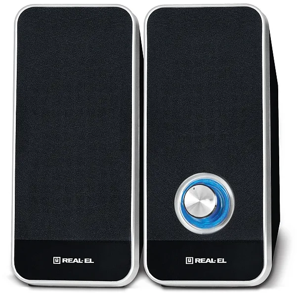 Акустична система REAL-EL S-80, USB, black - зображення 1