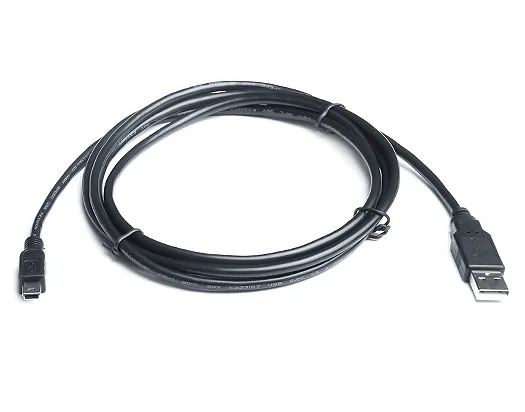 Кабель REAL-EL USB - mini USB V 2.0 (M/M), 1.8 м, чорний (EL123500006) - зображення 1