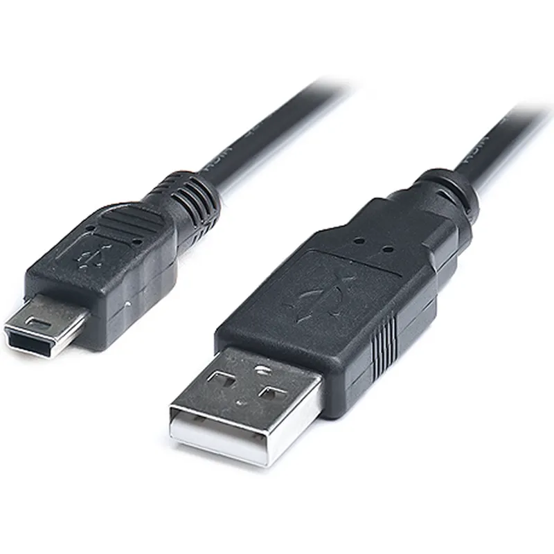 Кабель REAL-EL USB - mini USB V 2.0 (M/M), 1.8 м, чорний (EL123500006) - мініатюра 3