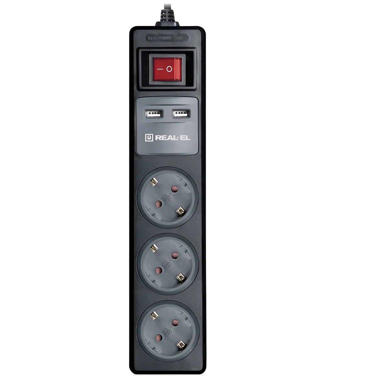Фільтр живлення REAL-EL RS-3 USB Charge  - мініатюра 4