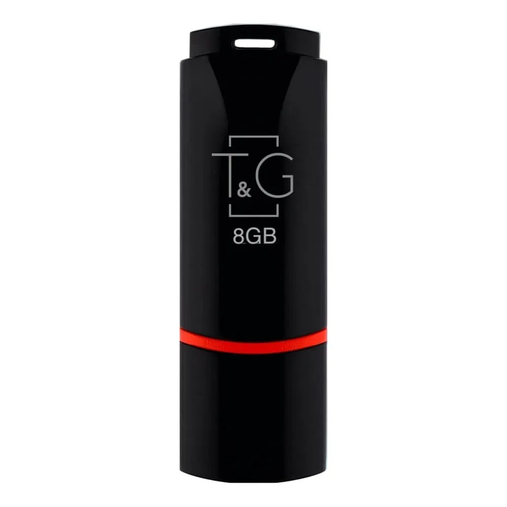 Флеш-накопичувач USB 8GB T&G 011 Classic Series Black (TG011-8GBBK) - зображення 1