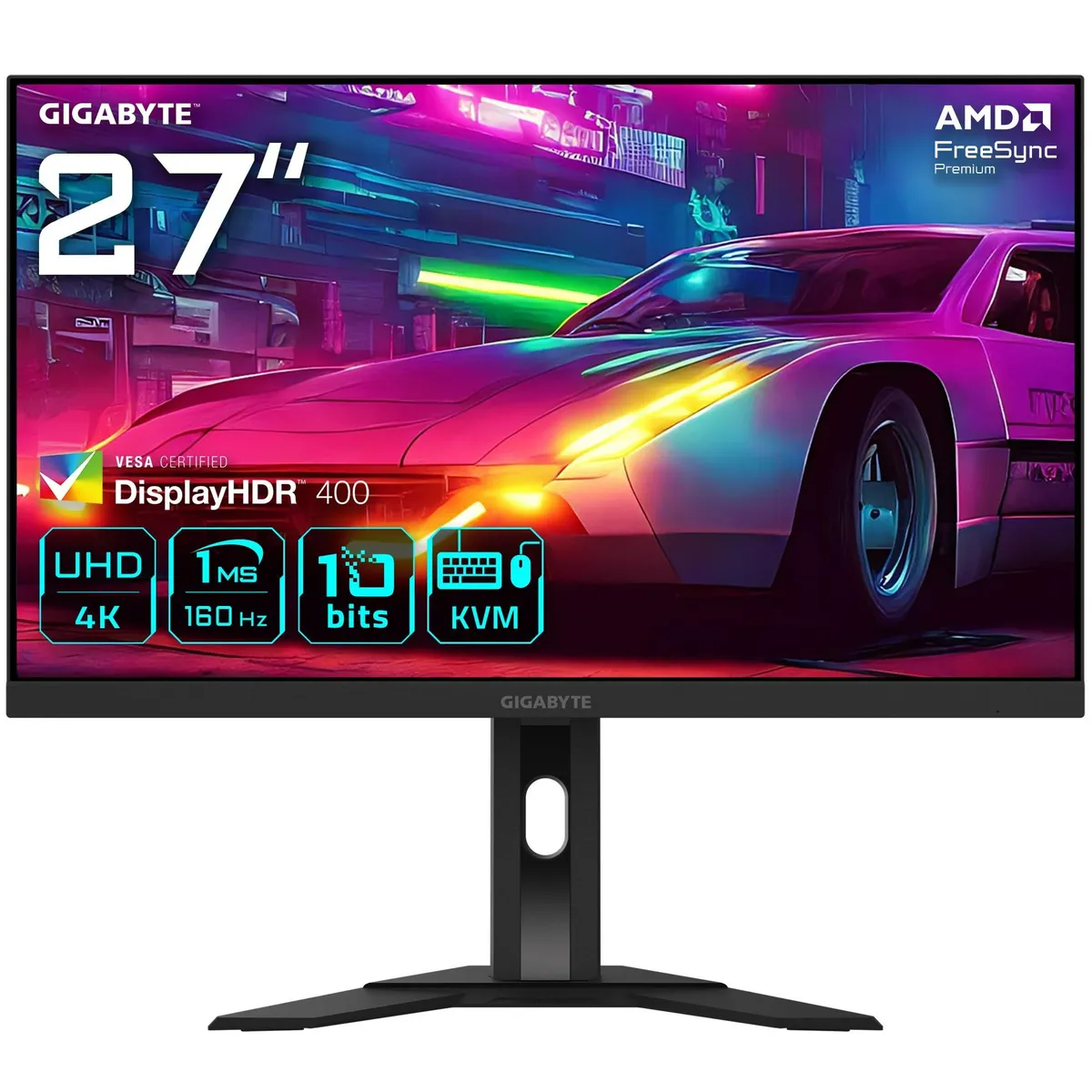 Монітор Gigabyte 27" M27UA EK IPS Black 160Hz - зображення 1
