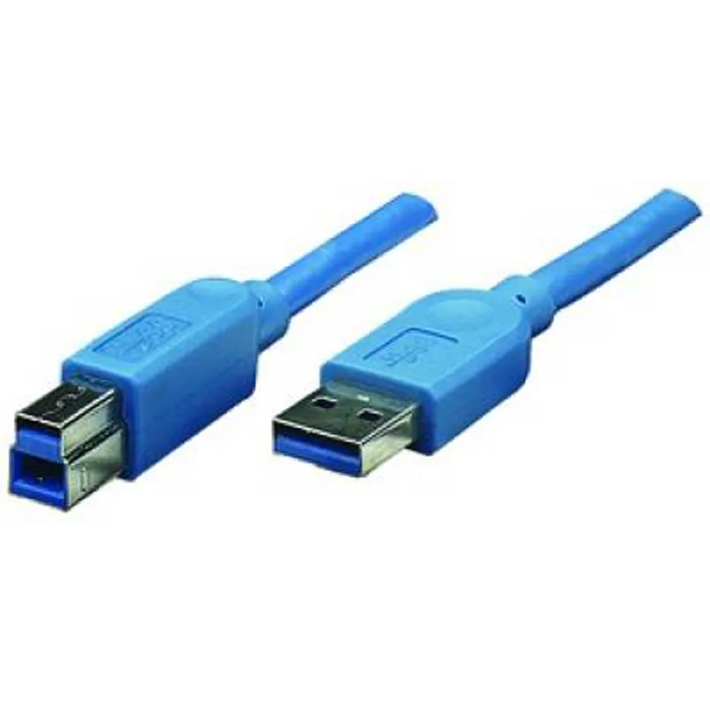 Кабель Atcom USB - USB Type-B V 3.0 (M/M), 1.8 м, blue (12823) - зображення 1