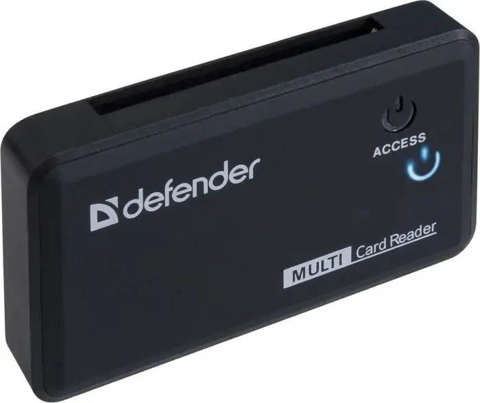 Універсальний картрідер Defender Optimus USB 2.0 Black 5 слотів (83501) - мініатюра 2