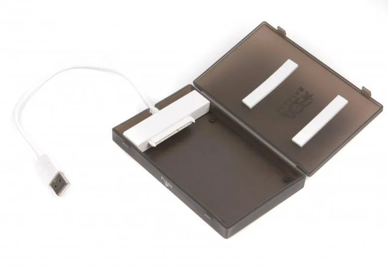 Зовнішня кишеня AgeStar для підключення SATA HDD 2.5", USB 2.0, Black (SUBCP1) - мініатюра 2
