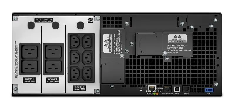 Джерело безперебійного живлення APC Smart-UPS SRT 6000VA (SRT6KRMXLI) - мініатюра 4