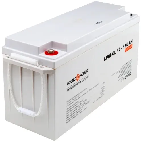 Акумуляторна батарея LogicPower 12V 150AH (LPM-GL 12 - 150 AH) GEL - мініатюра 2
