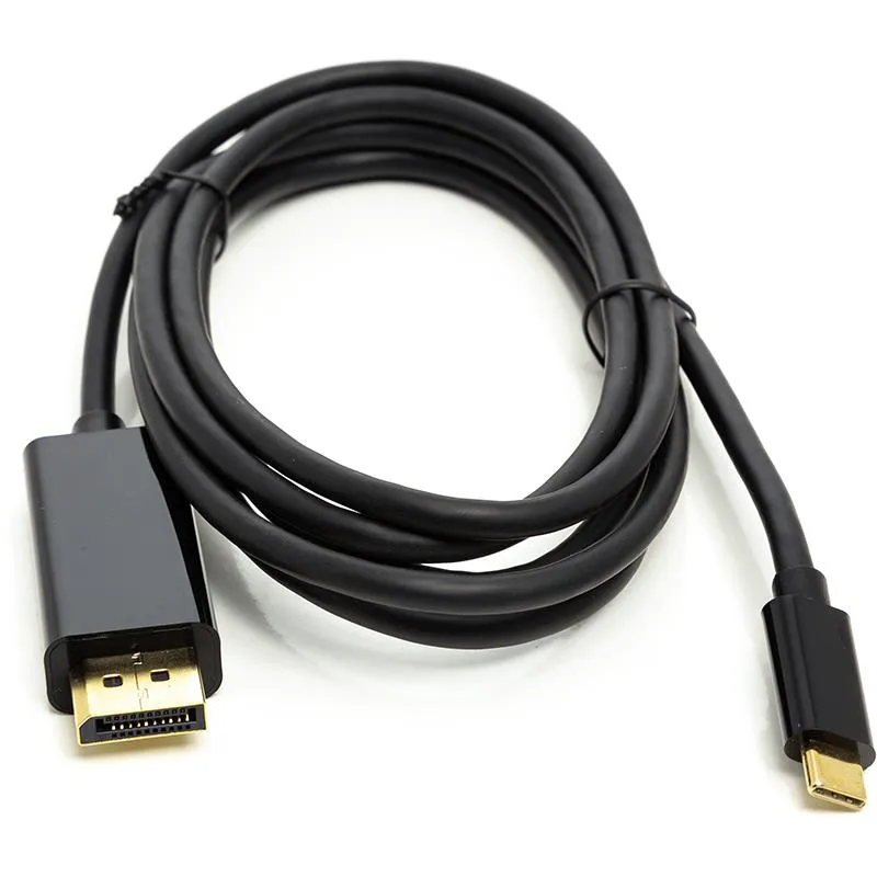 Кабель PowerPlant (CA911844) USB Type-C (Thunderbolt 3)-DisplayPort - зображення 1