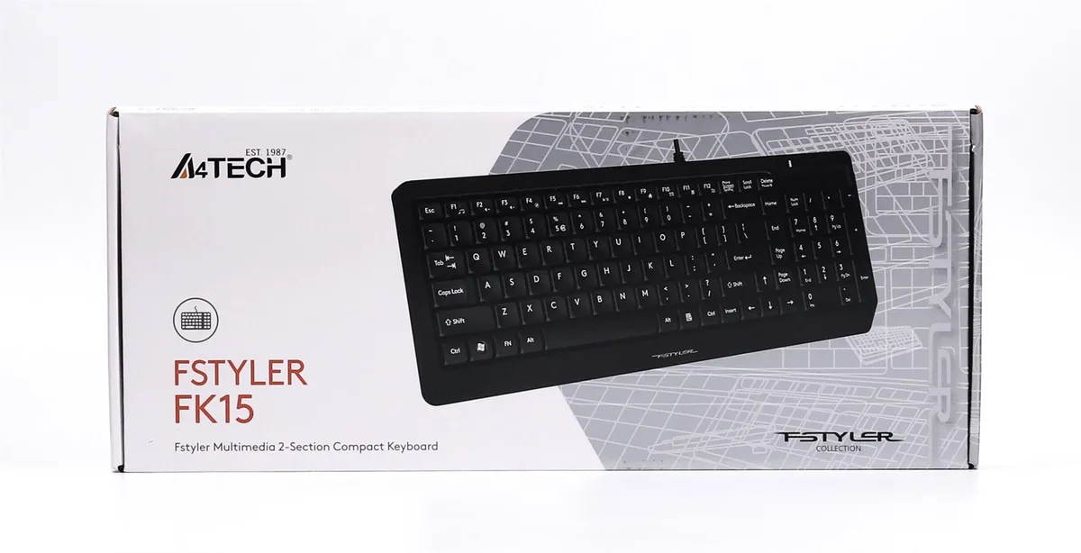 Клавіатура A4Tech Fstyler FK15 Ukr Black - мініатюра 8
