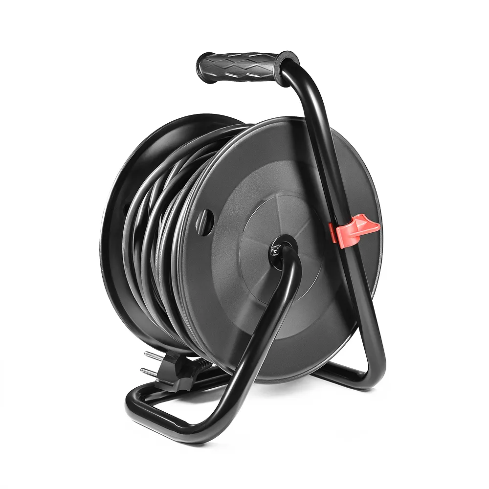 Подовжувач на котушці Stark CRP 1525-P (242000001) 4 розетки, 25 м, чорний - мініатюра 5