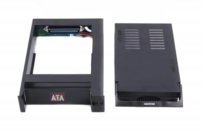 Внутрішня кишеняAgeStar для пiдключення SATA HDD 3.5" Power Slide Switch, Black (SR3P-SW-1F(BLACK)) - мініатюра 2