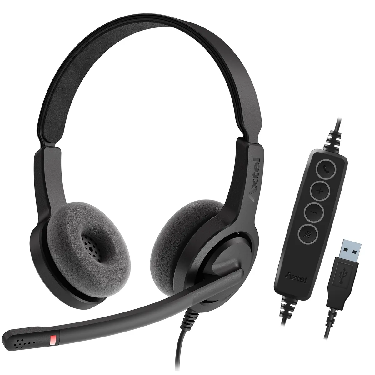 Гарнітура Axtel Voice UC 28 duo NC (AXH-V28UCD) - мініатюра 9