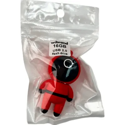 USB флеш накопичувач Wibrand 16GB Squid Game Red USB 2.0 (WI2.0/SG16R) - мініатюра 5