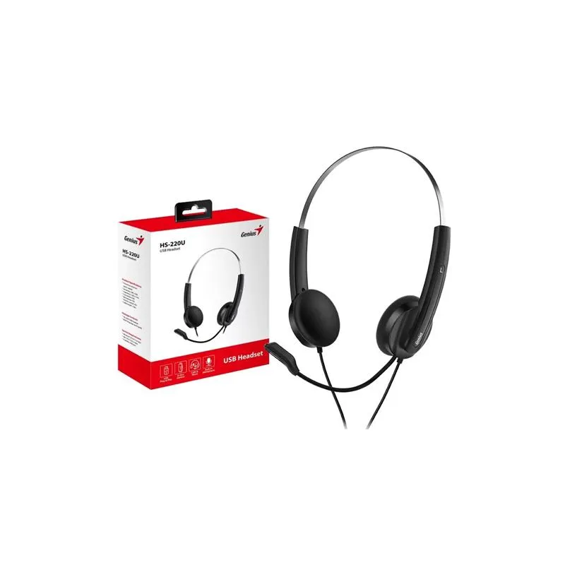 Гарнiтура Genius HS-220U Black (31710020400) - мініатюра 4