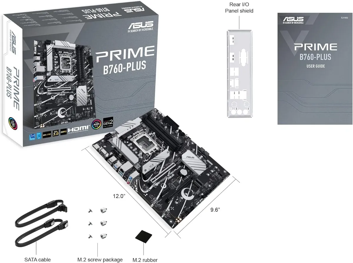 Материнська плата Asus Prime B760-Plus Socket 1700 - мініатюра 7