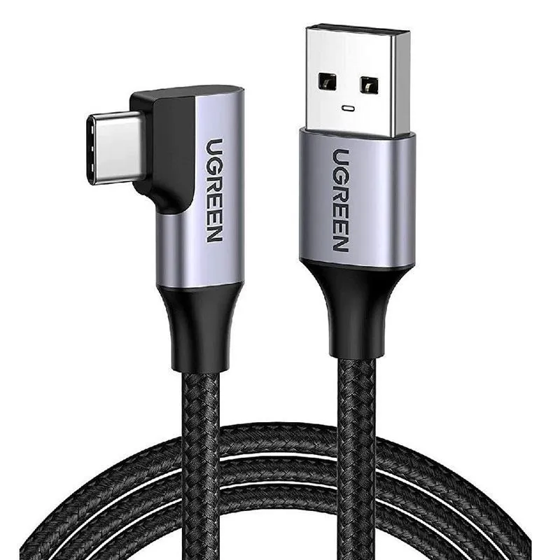 Кабель Ugreen US385 USB - USB-C, 1м, Black (20299) - зображення 1