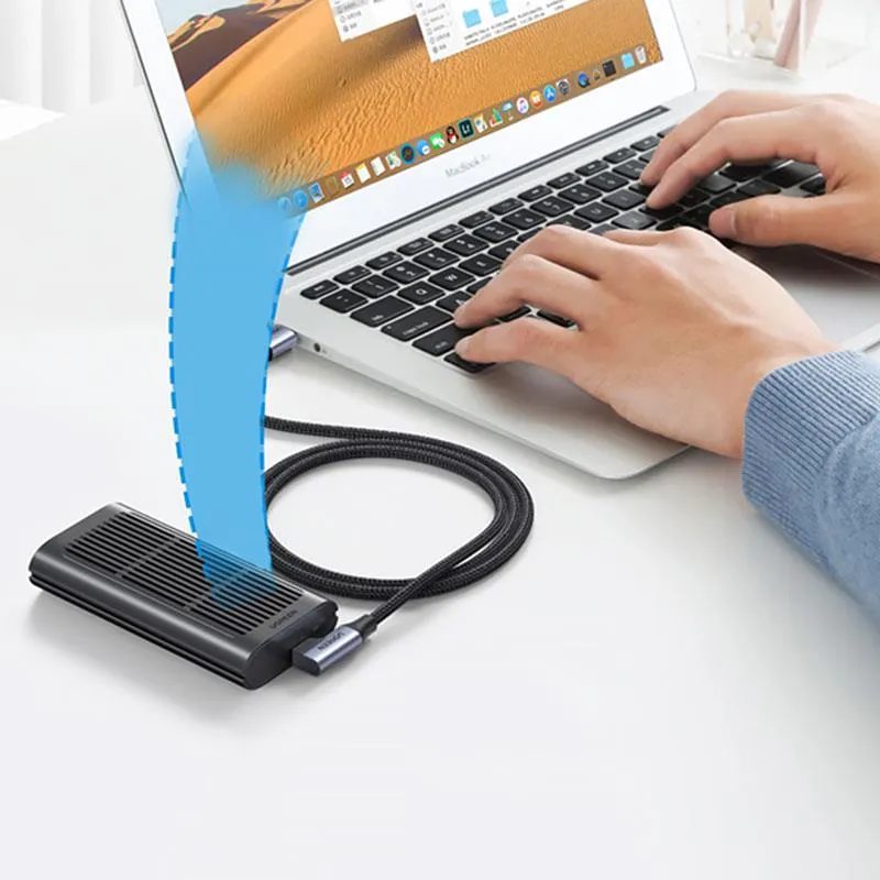 Кабель Ugreen US385 USB - USB-C, 1м, Black (20299) - мініатюра 3