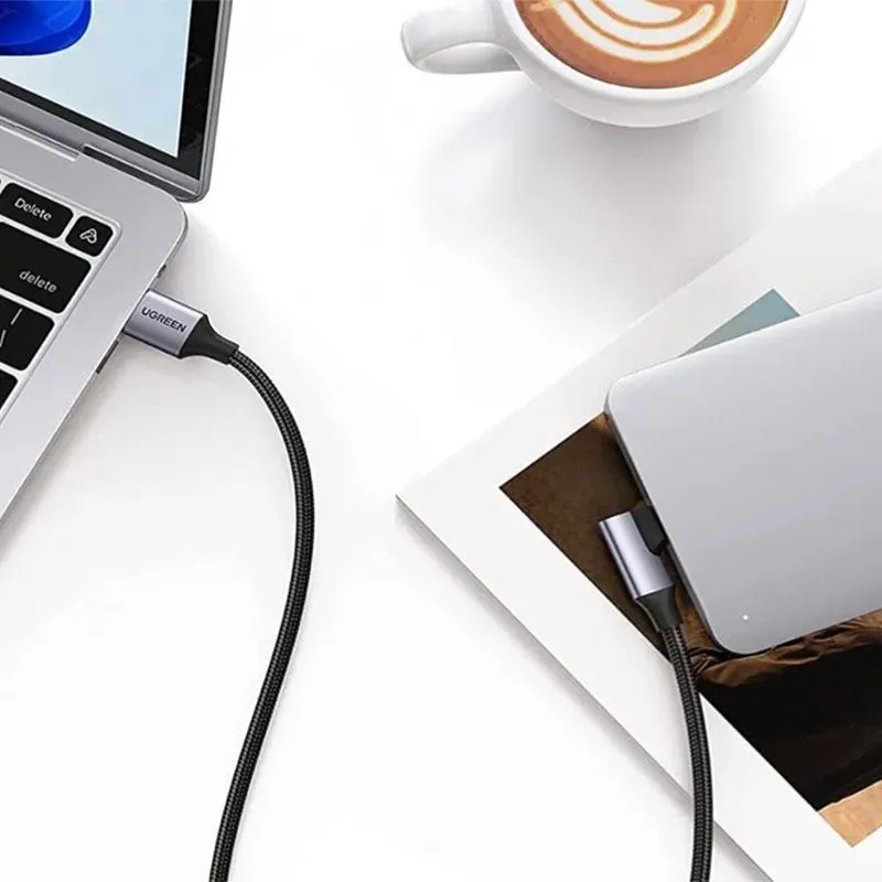 Кабель Ugreen US385 USB - USB-C, 1м, Black (20299) - мініатюра 4