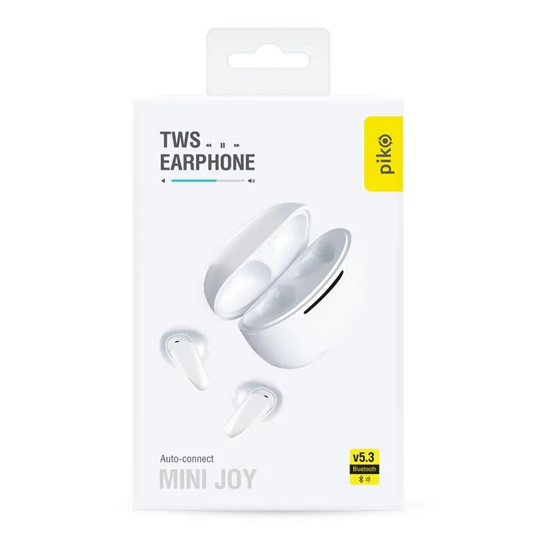 Bluetooth-гарнiтура Piko TWS-MiniJoy White (1283126583421) - мініатюра 2