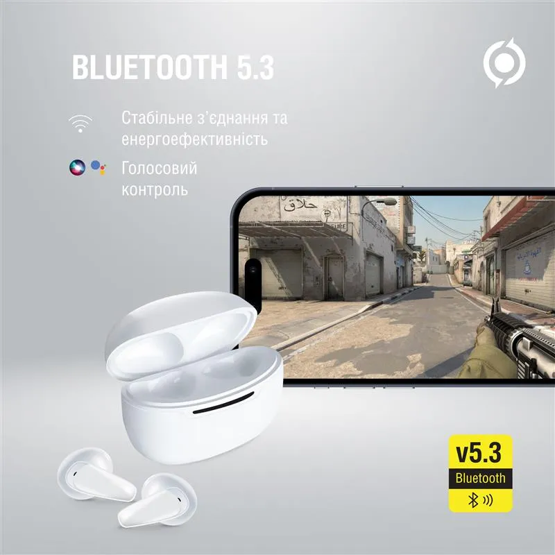 Bluetooth-гарнiтура Piko TWS-MiniJoy White (1283126583421) - мініатюра 6