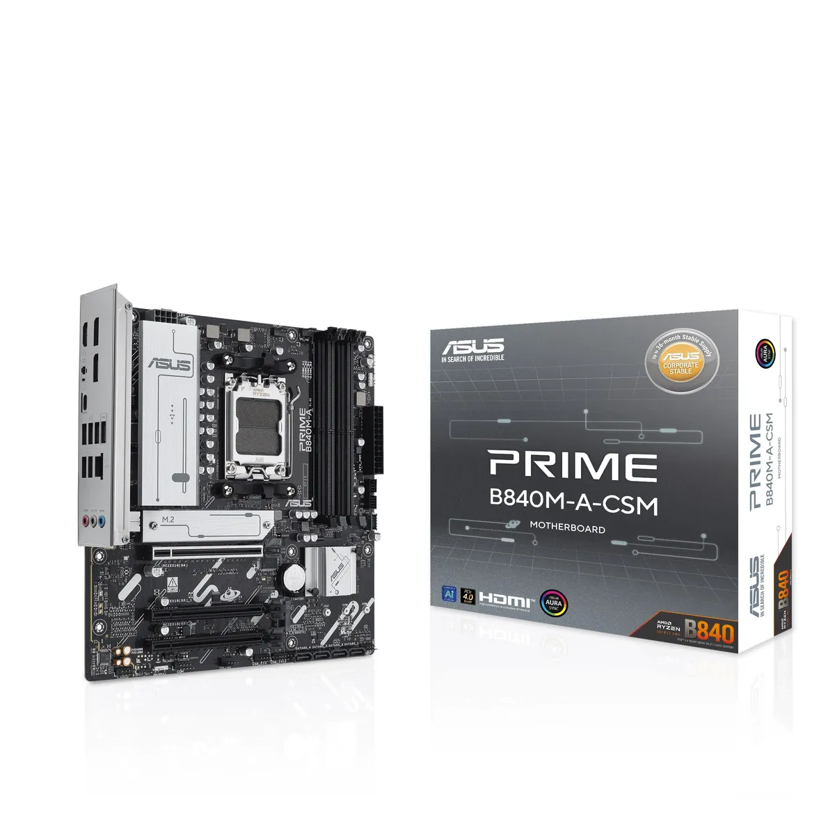 Материнська плата Asus Prime B840M-A-CSM Socket AM5 - зображення 1