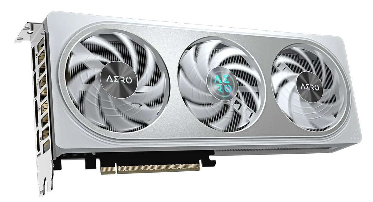 Відеокарта GF RTX 5060 Ti  8GB GDDR7 Aero OC Gigabyte (GV-N506TAERO OC-8GD) - мініатюра 3