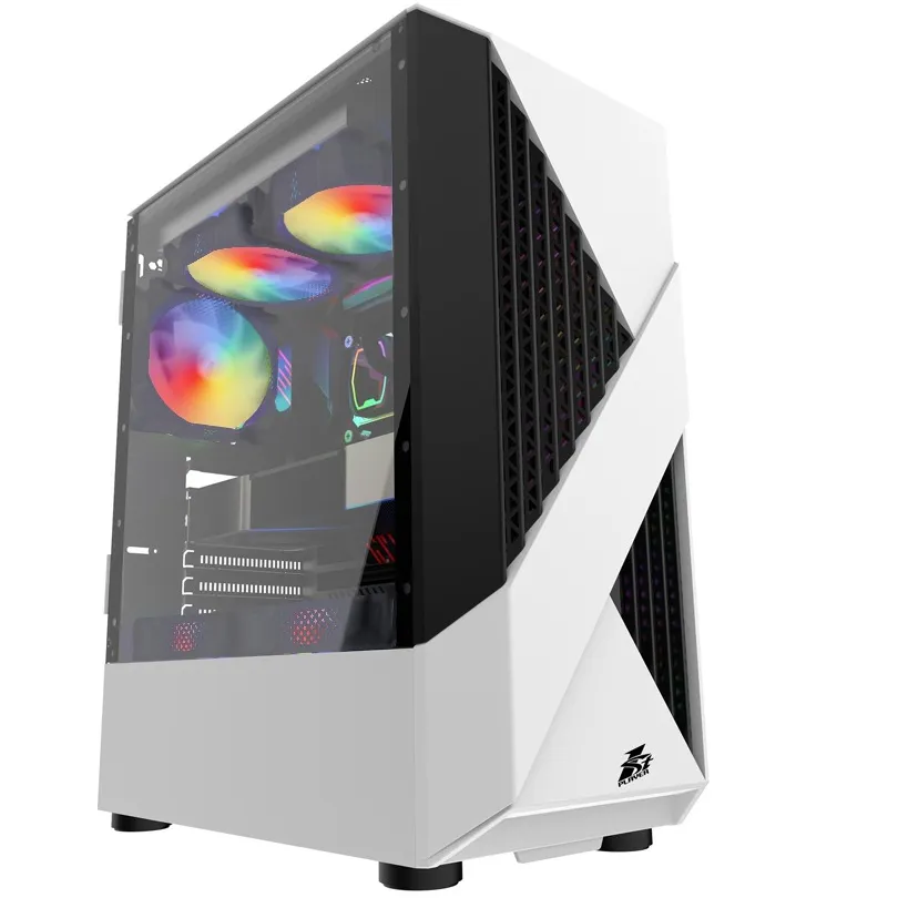 Корпус 1stPlayer F3-A-WH-4F1-PS-600FK-EU White 600W - зображення 1