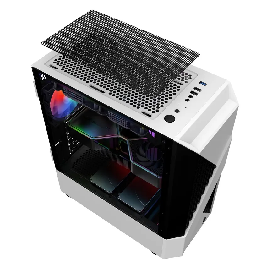 Корпус 1stPlayer F3-A-WH-4F1-PS-600FK-EU White 600W - мініатюра 11