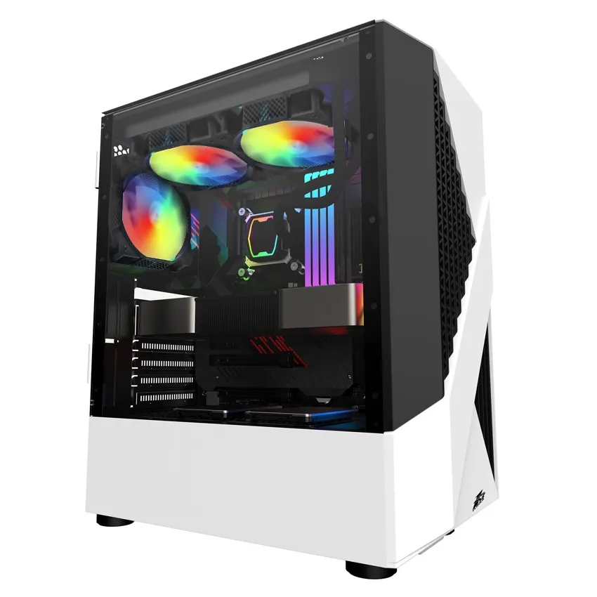 Корпус 1stPlayer F3-A-WH-4F1-PS-600FK-EU White 600W - мініатюра 3