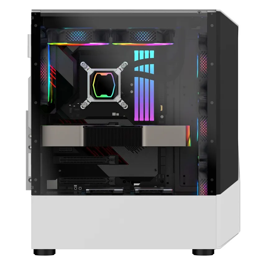 Корпус 1stPlayer F3-A-WH-4F1-PS-600FK-EU White 600W - мініатюра 5