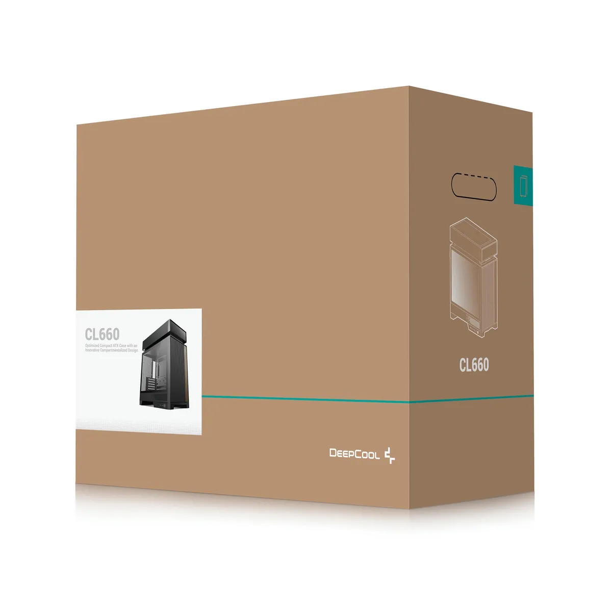 Корпус DeepCool CL660 Black (R-CL660-BKNNA0-G-1) - мініатюра 4