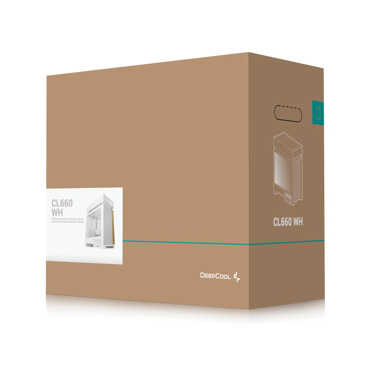 Корпус DeepCool CL660 White (R-CL660-WHNNA0-G-1) - мініатюра 4